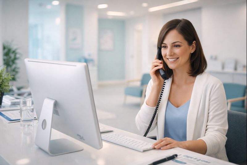 מזכירה רפואית בבית חולים פרטי