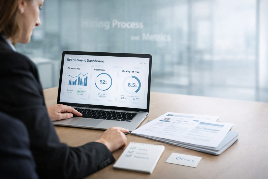 סקירת דשבורד גיוס משרות משאבי אנוש